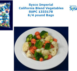 Hotel Food Supplies: Vegetable Blend 6 x 4 lb