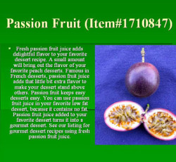 Fresh Passion Fruit