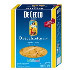 Dececco Orecchiette # 91 24 x 500 grm.